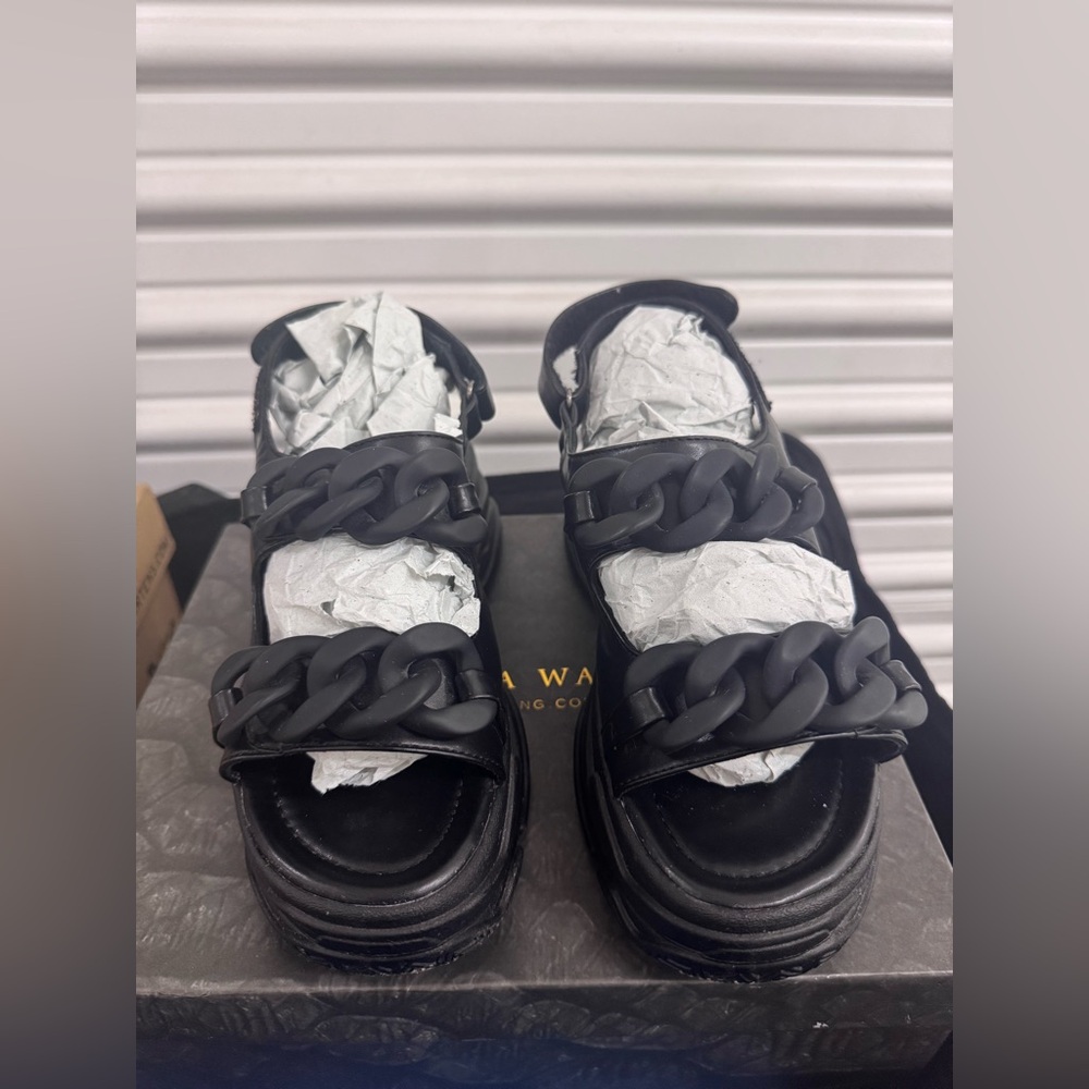Azalea Wang Skyler Chain Sandal
